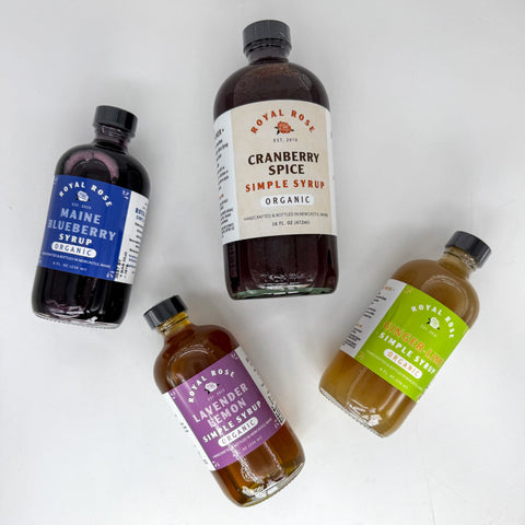 Royal Rose Organic Simple Syrups
