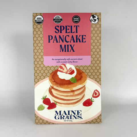 Maine Grains Spelt Pancake Mix (Front)
