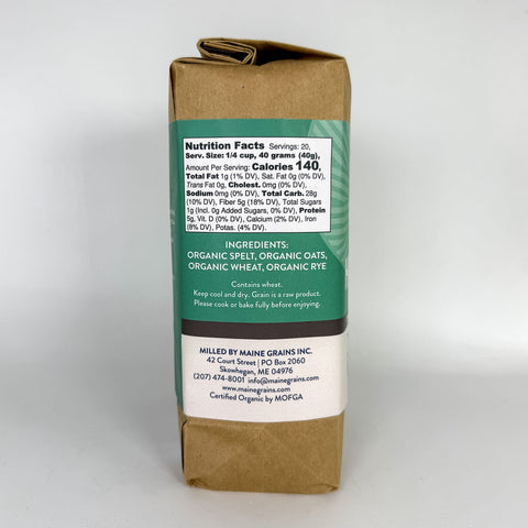 Organic Ancient Grains Cereal (Left)