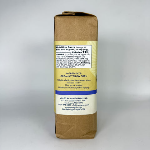 Organic Corn Flour (Left)