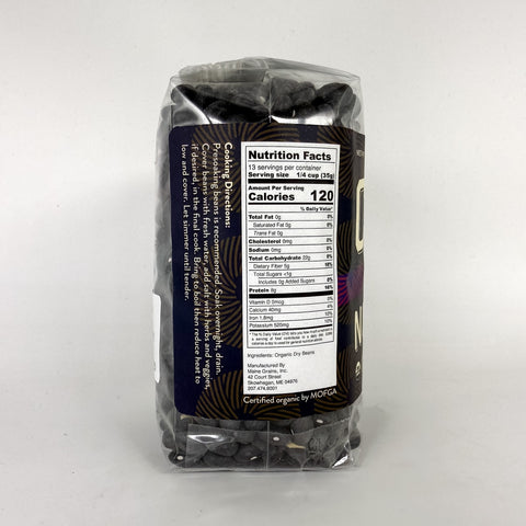 Organic Black Beans (Left)
