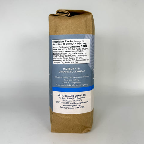 Organic Buckwheat Flour (Left)