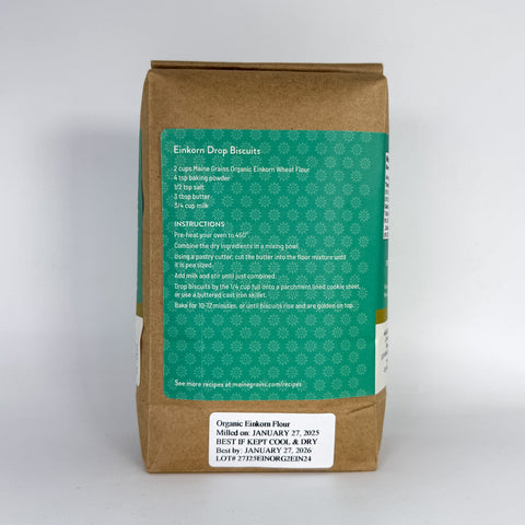 Organic Einkorn Flour (Back)