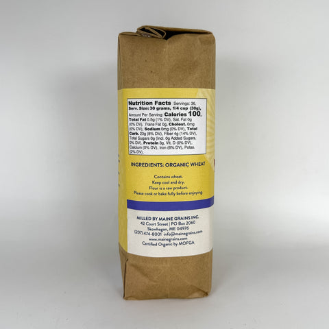 Organic Pastry Flour (Left)