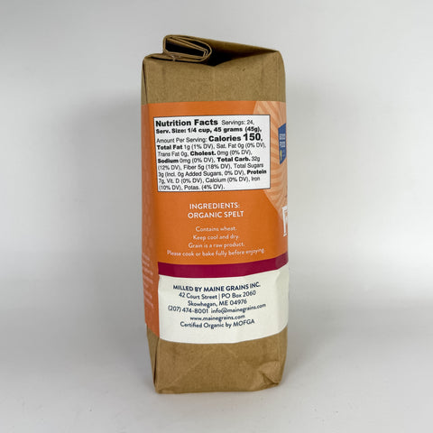 Organic Pearled Farro (Left)