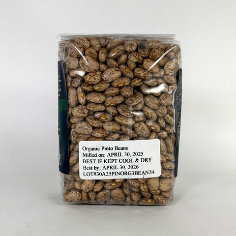 Organic Pinto Beans (Back)