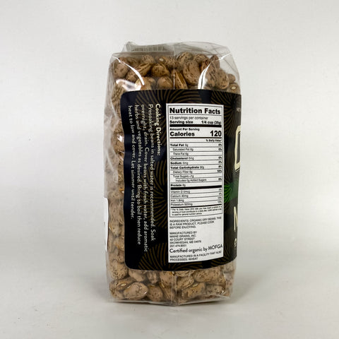 Organic Pinto Beans (Left)