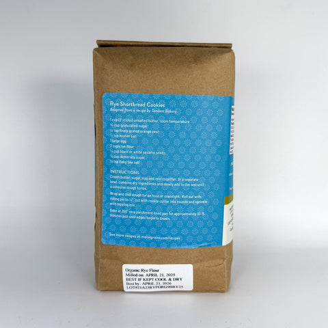 Organic Rye Flour (Back)