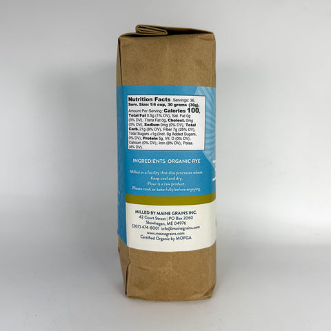 Organic Rye Flour (Left)