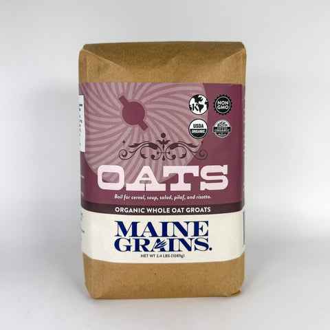 Organic Whole Oat Groats (Front)