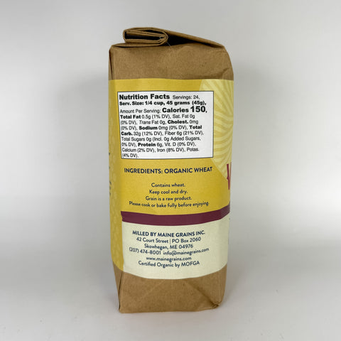 Organic Whole Wheat Berries (Left)