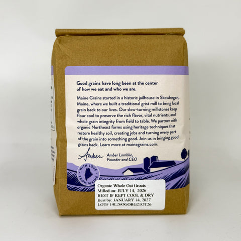 Organic Whole Oat Groats