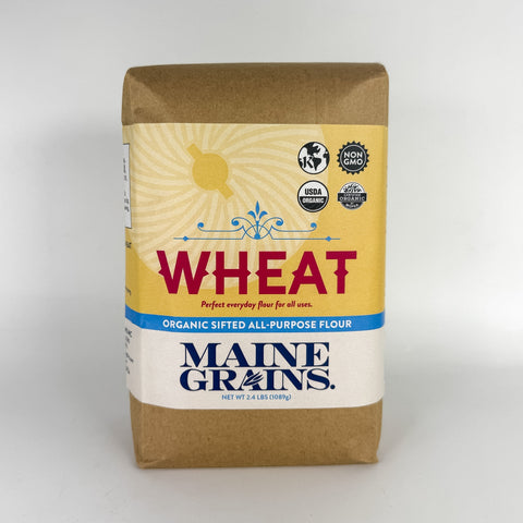 Organic Sifted Wheat Flour, All Purpose (Front)