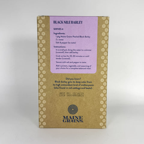 Black Nile Barley (Back)