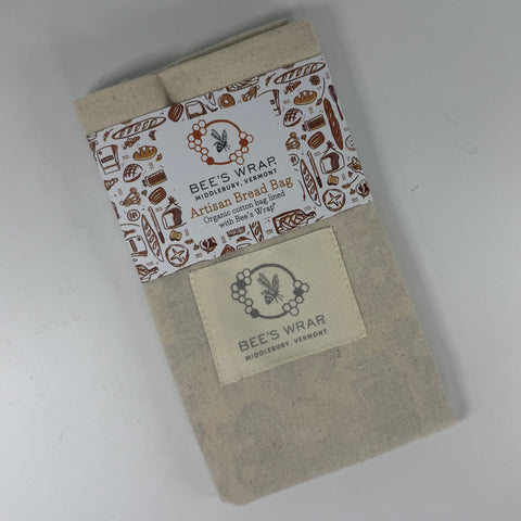 Bee's Wrap Bread bag on white background