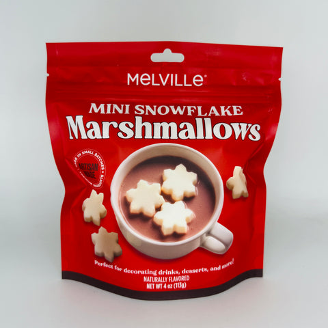 Melville Candy Company Mini Snowflake Marshmallows