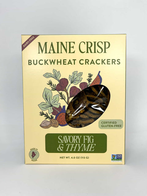 Maine Crisp Buckwheat Crackers