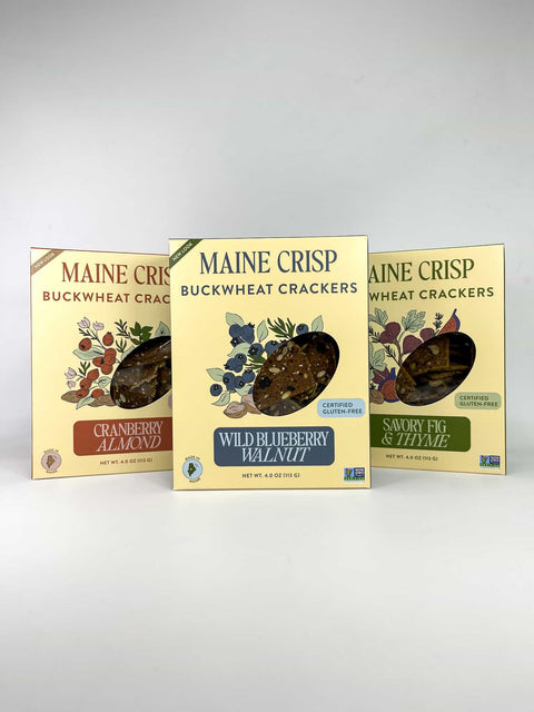 Maine Crisp Buckwheat Crackers