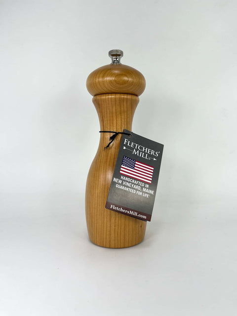 Fletchers 7 inch cherry salt and pepper mill