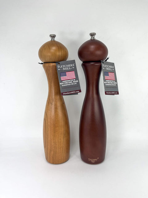 Fletchers' 12 inch salt and pepper shakers