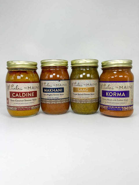 Mumbai to Maine Simmer Sauces