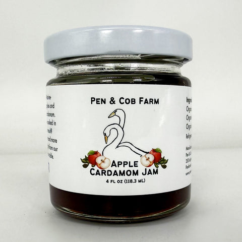 Pen & Cob Farm Apple Cardamom Jam 4oz. Jar