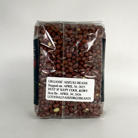 Organic Adzuki Beans (Back)