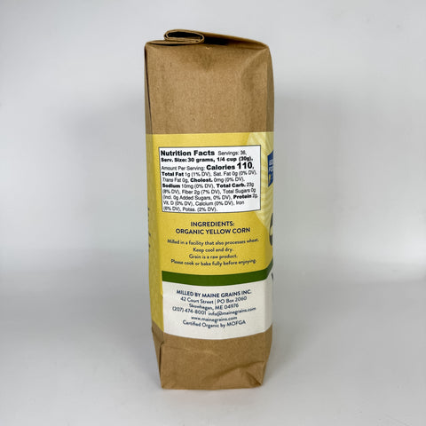 Organic Corn Polenta (Left)