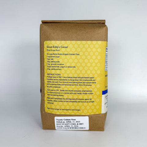 Organic Graham Flour (Back)