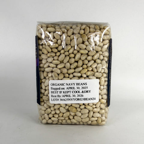 Organic Navy Beans (Back)