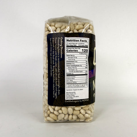 Organic Navy Beans (Left)