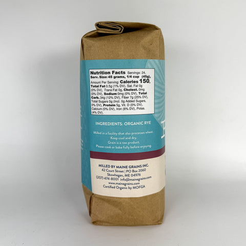 Organic Rye Berries (Left)