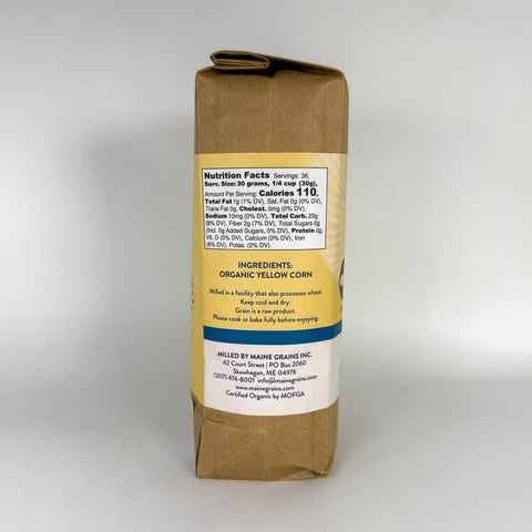 Organic Cornmeal (Left)
