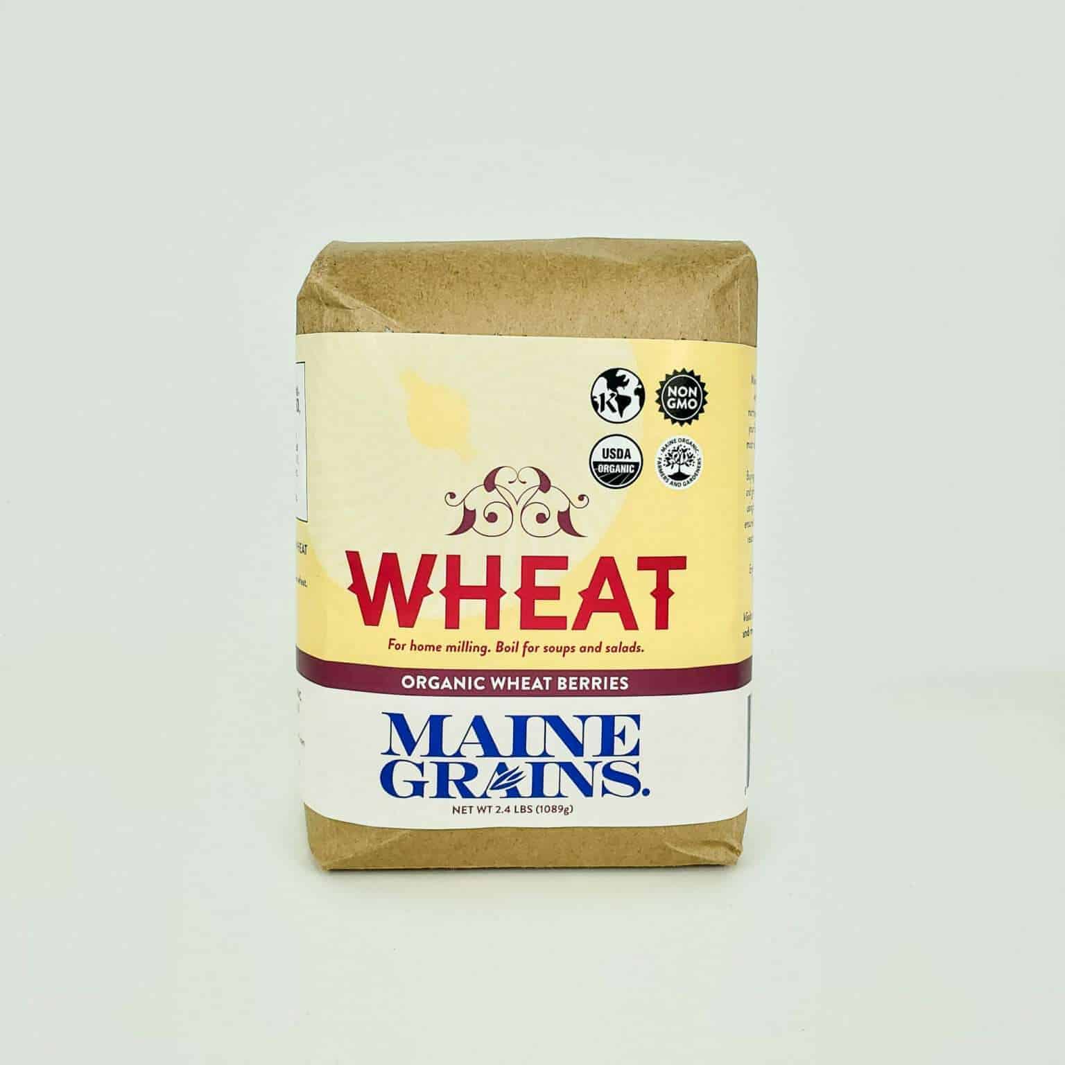 Organic Whole Wheat Berries Maine Grains