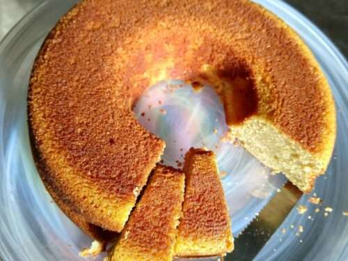 WITHOUT WHEAT - PUFFY AND WET CORN CAKE MADE IN THE BLENDER - FAST AND EASY  