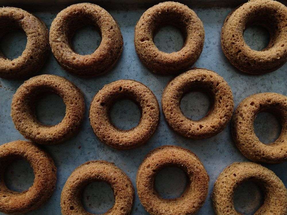 Baked Buckwheat Apple Cider Donuts