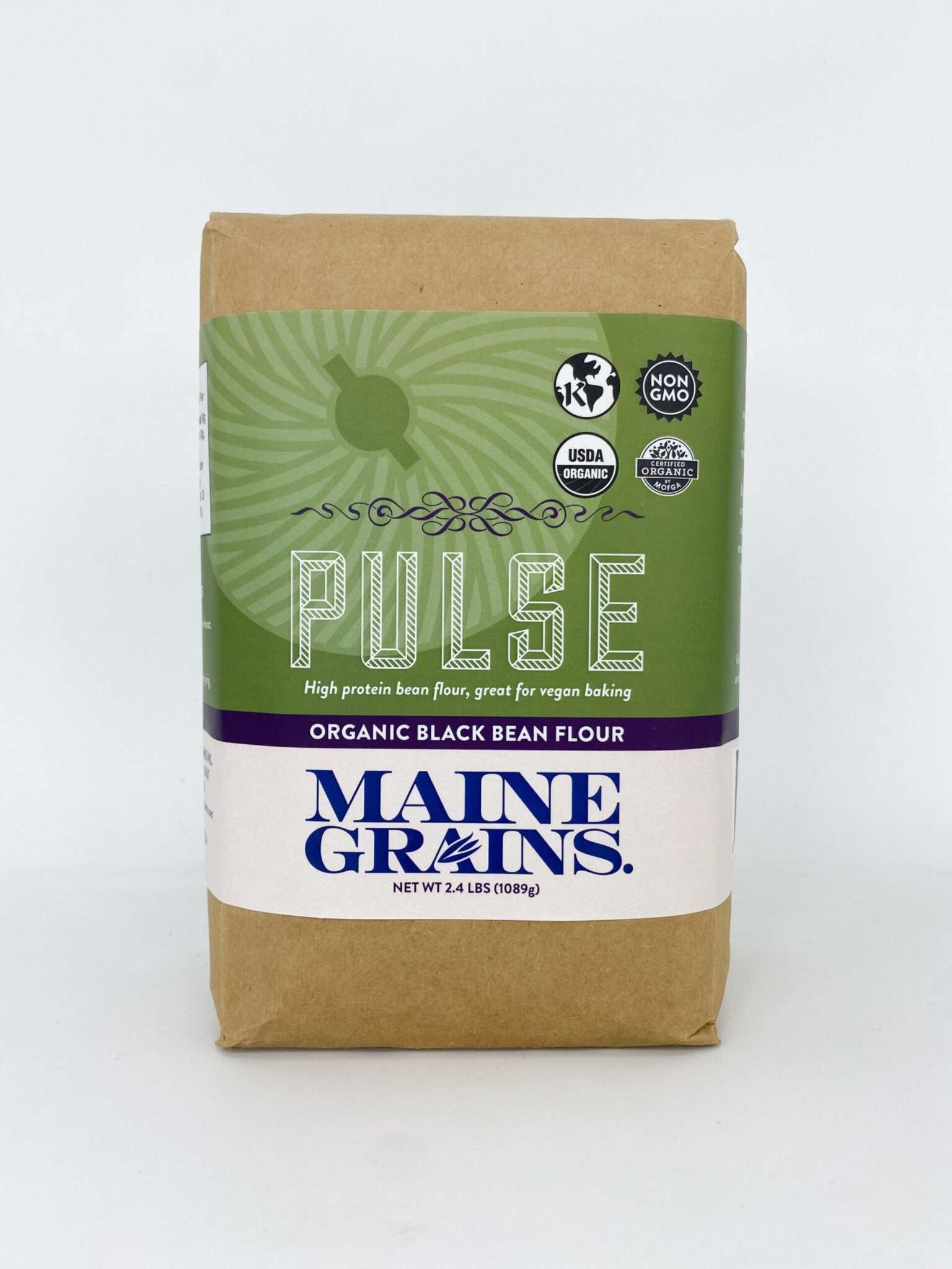 Organic Black Bean Flour Maine Grains