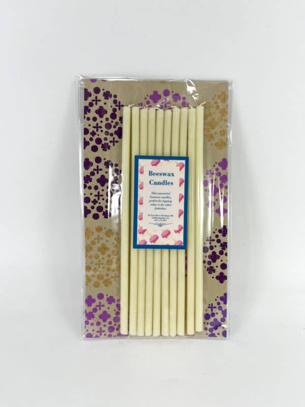 White Beeswax Candles