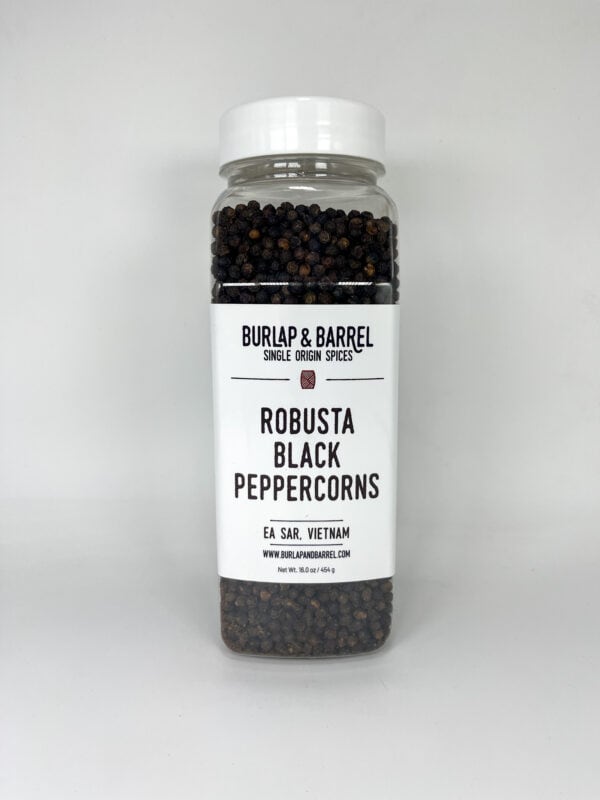 robusta black peppercorn